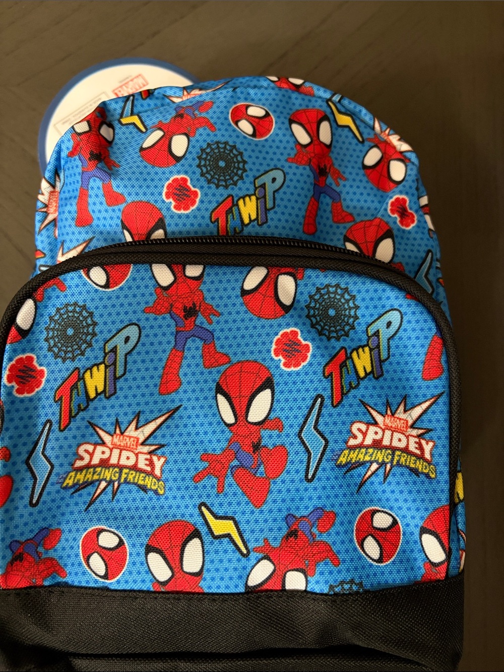 Marvel Kids Backpack - Blue & Red Spidey Pattern